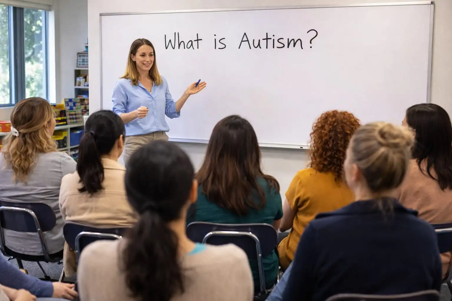 Autistic children receiving therapy support in Kanyakumari